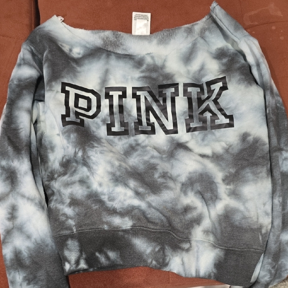 PINK Victoria's Secret Purple Long Sleeve Tee - Picture 2 of 2